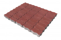 Волна 225x112,5x60 красный