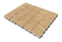 Волна 225x112,5x60 горчичный