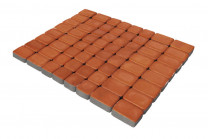 Старый город 2 камня 172x115x40, 115x115x40 оранжевый